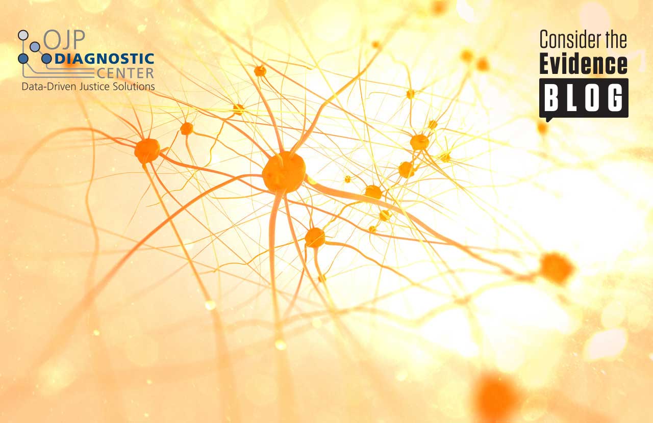 Graphic representation of nervous system 